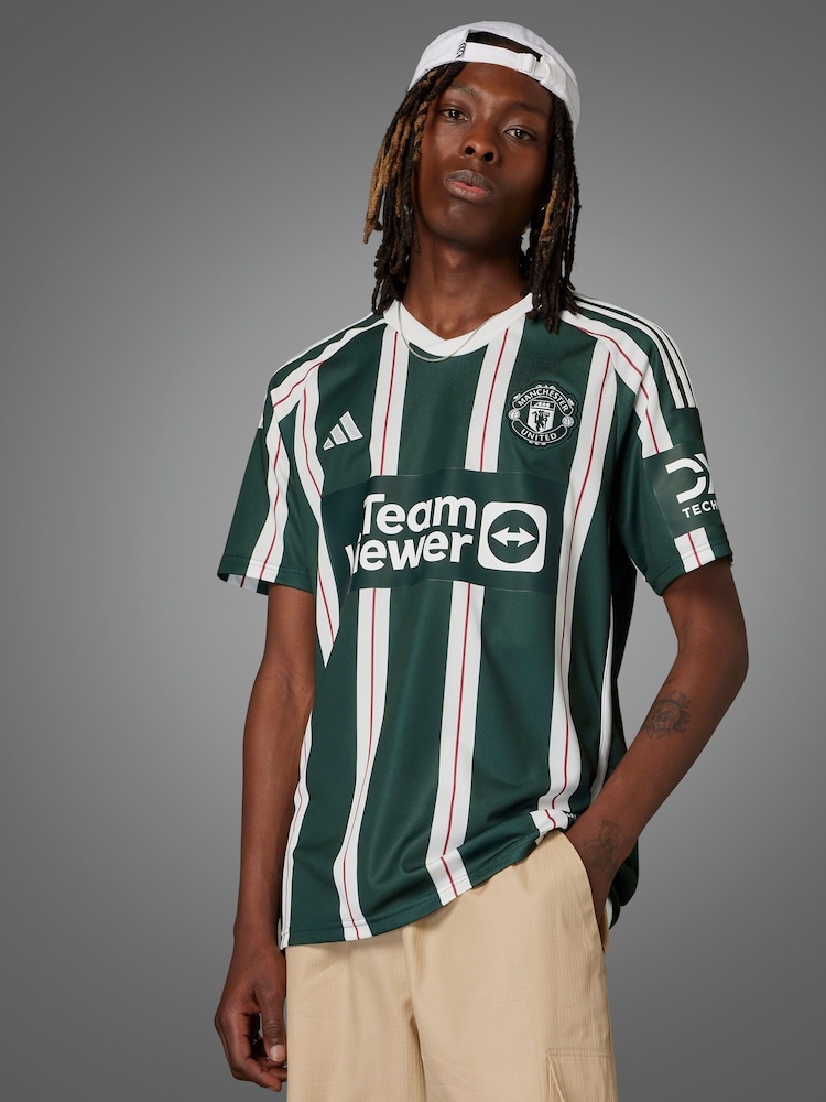 adidas Green Manchester United FC Jersey - Image 15 of 18