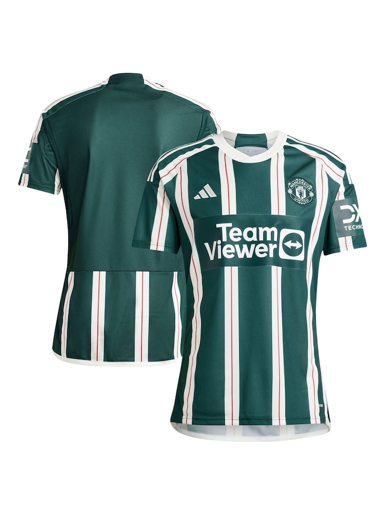 adidas Green Manchester United FC Jersey - Image 16 of 18