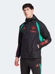 adidas Black Manchester United Tiro 23 All-Weather Jacket - Image 1 of 6