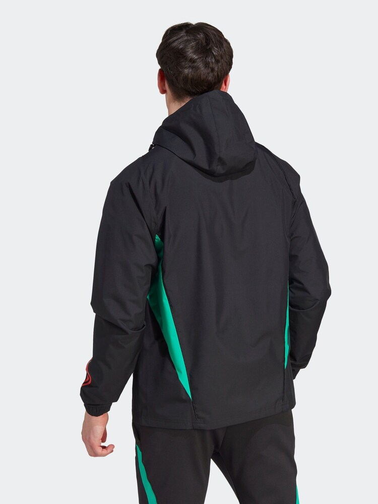 adidas Black Manchester United Tiro 23 All-Weather Jacket - Image 2 of 6