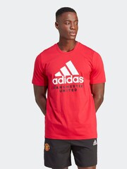 T-shirt adidas Manchester United DNA graphique - Image 1 de 7