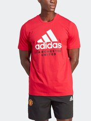 T-shirt adidas Manchester United DNA graphique - Image 4 de 7