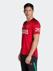 adidas červené futbalové tričko Manchester United 23/24 Domov - Obrázok 1 z 9