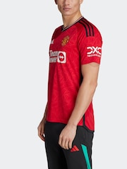 adidas červené futbalové tričko Manchester United 23/24 Domov - Obrázok 3 z 9