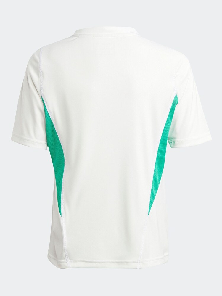 adidas White Manchester United Tiro 23 Training Kids Jersey - Image 2 of 5