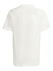 adidas White Manchester United Tiro 23 Training Kids T-Shirt - Image 3 of 4