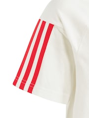 adidas White Manchester United Tiro 23 Training Kids T-Shirt - Image 4 of 4