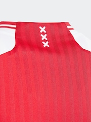 adidas Red White Football Shirt - Image 6 of 6