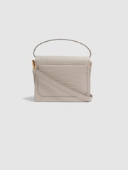Reiss Grey Windsor Grained Leather Bag - Image 3 of 6