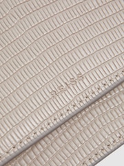 Reiss Grey Windsor Grained Leather Bag - Image 5 of 6
