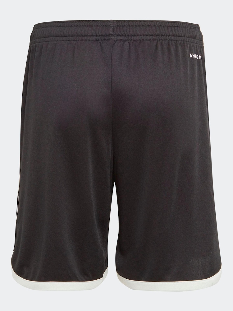 adidas Black Sport Performance Junior Manchester United 23/24 Away Shorts Kids - Image 2 of 5