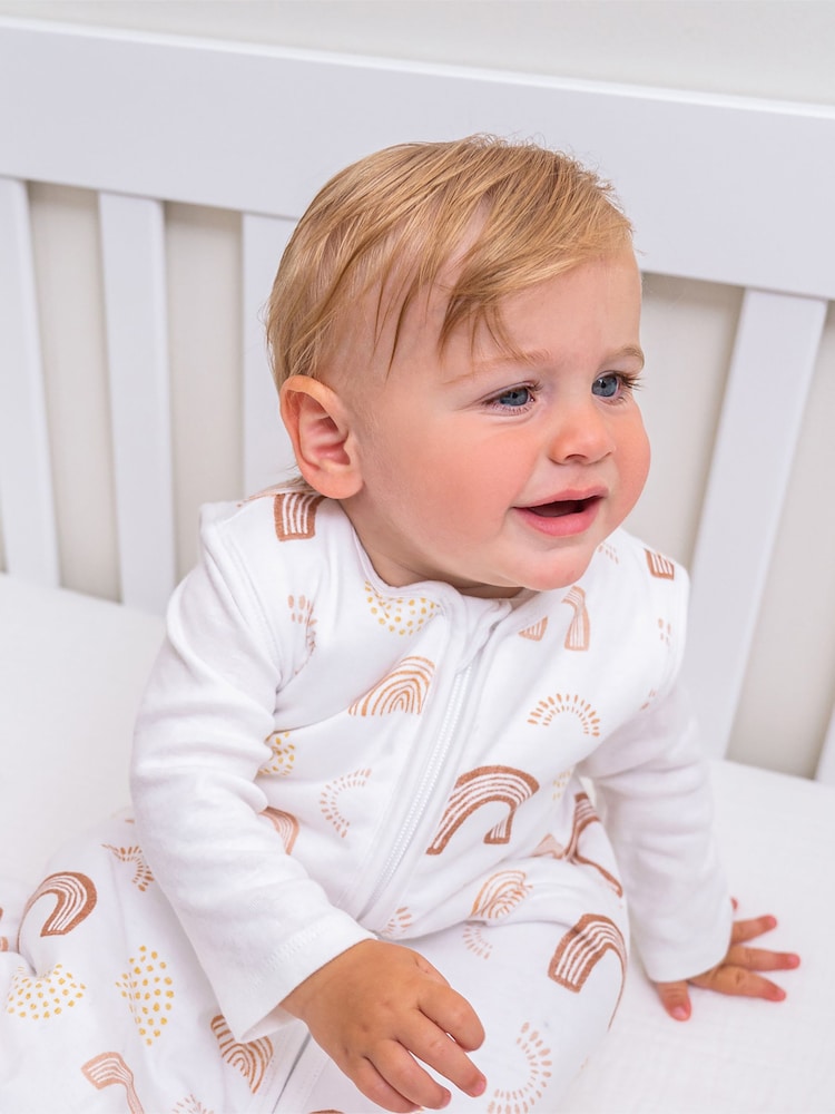 aden + anais White/Cream Winter 2.5 TOG Sleeping 100% Cotton Bag - Image 2 of 11