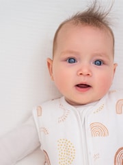 aden + anais White/Cream Winter 2.5 TOG Sleeping 100% Cotton Bag - Image 3 of 11