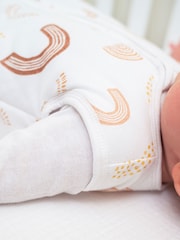aden + anais White/Cream Winter 2.5 TOG Sleeping 100% Cotton Bag - Image 4 of 11