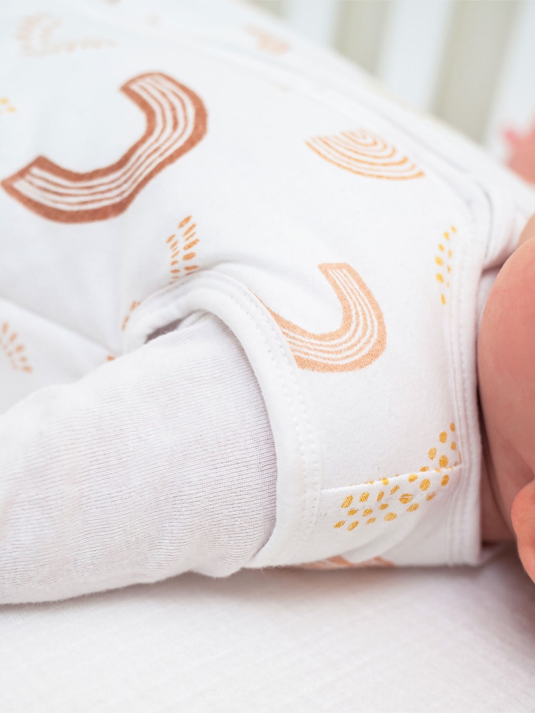 aden + anais White/Cream Winter 2.5 TOG Sleeping 100% Cotton Bag - Image 4 of 11