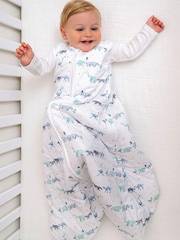aden + anais White Winter 2.5 TOG Sleeping 100% Cotton Bag - Image 1 of 5