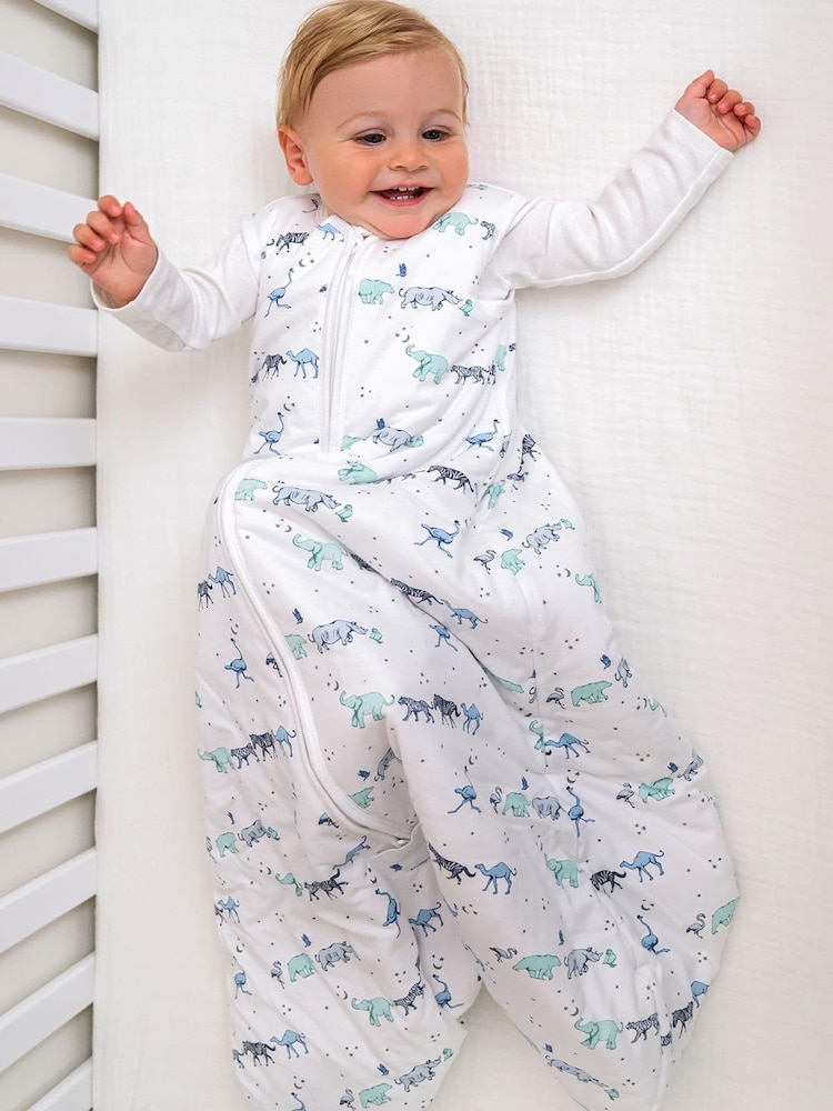 aden + anais White Winter 2.5 TOG Sleeping 100% Cotton Bag - Image 1 of 5