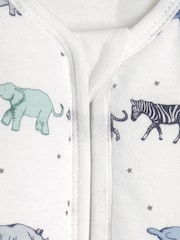aden + anais White Winter 2.5 TOG Sleeping 100% Cotton Bag - Image 4 of 5