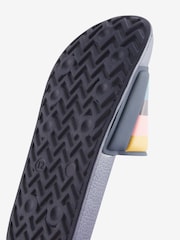 Paul Smith Junior Boys Navy Blue  'Artist Stripe' Sliders - Image 4 of 5