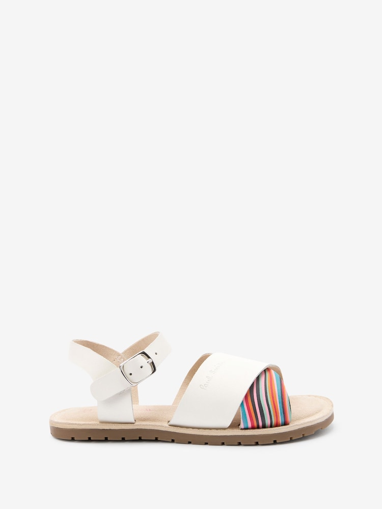 Белые сандалии для девочек Paul Smith Junior - Изображение 1 из 4