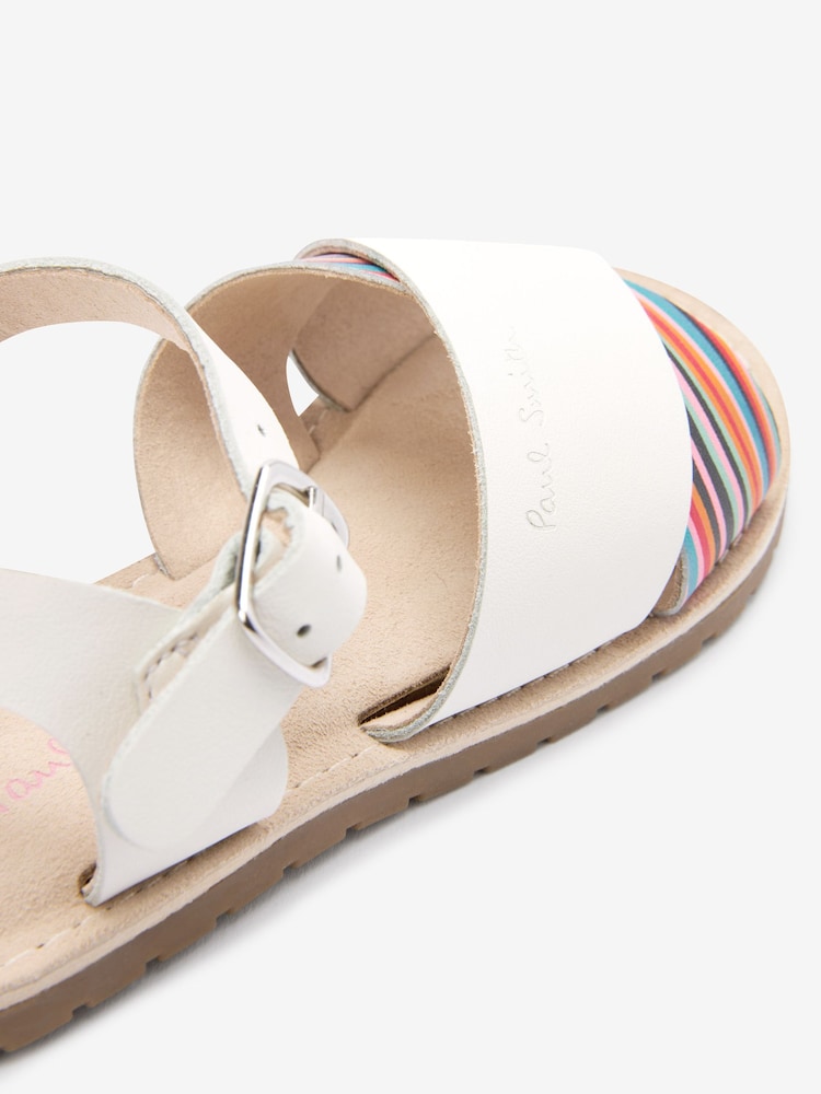 Белые сандалии для девочек Paul Smith Junior - Изображение 4 из 4