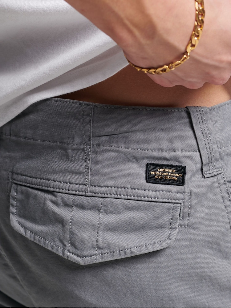 Naval Grey - Superdry Core Cargo Utility Trousers - Image 4 of 8