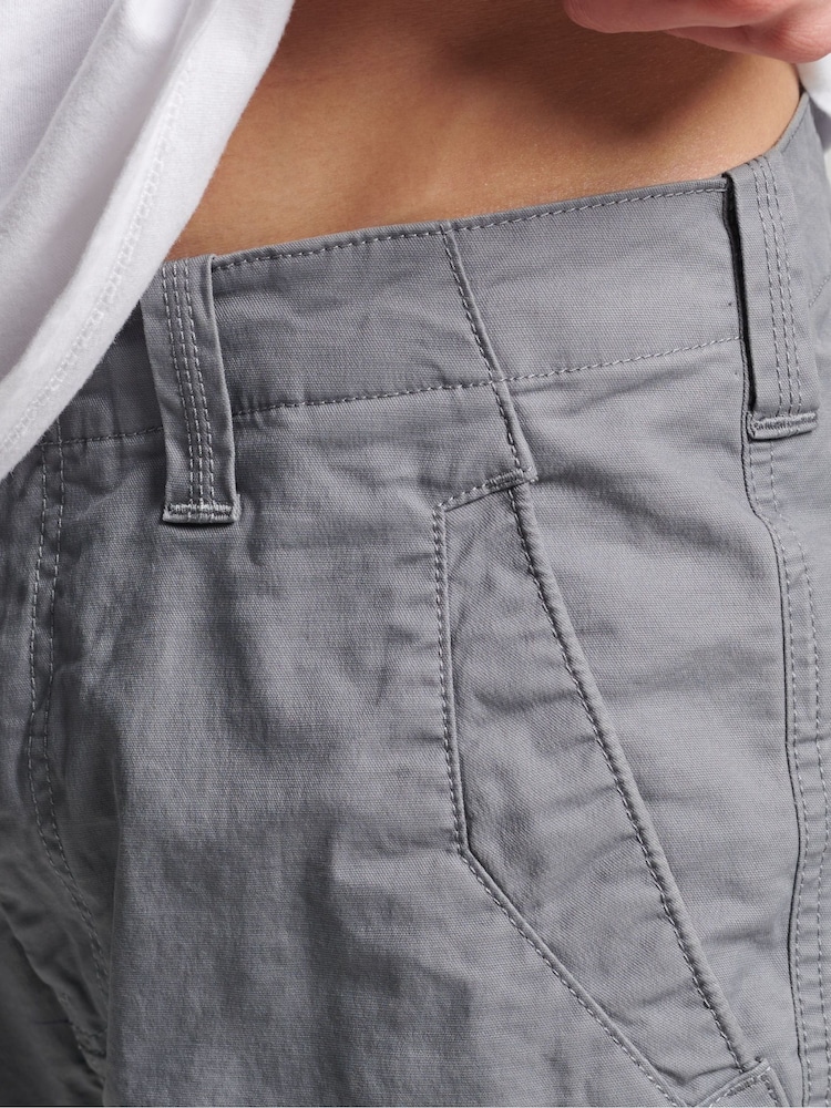 Naval Grey - Superdry Core Cargo Utility Trousers - Image 5 of 8