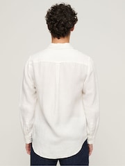 Superdry Optic Studios Casual Linen Long Sleeved Shirt - Image 2 of 7