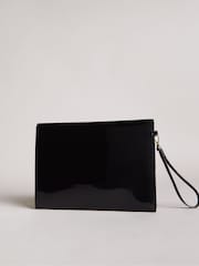 Ted Baker Black Nikkey Knot Bow Envelope Pouch - Image 2 of 5