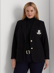 Lauren Ralph Lauren Curve Bullion Jacquard Blazer - Image 1 of 9