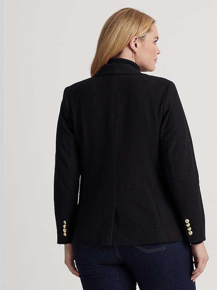 Lauren Ralph Lauren Curve Bullion Jacquard Blazer - Image 3 of 9