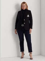 Lauren Ralph Lauren Curve Bullion Jacquard Blazer - Image 4 of 9