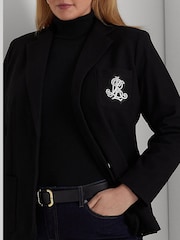Lauren Ralph Lauren Curve Bullion Jacquard Blazer - Image 7 of 9