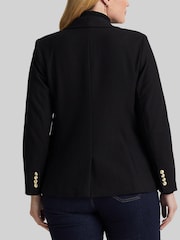 Lauren Ralph Lauren Curve Bullion Jacquard Blazer - Image 8 of 9