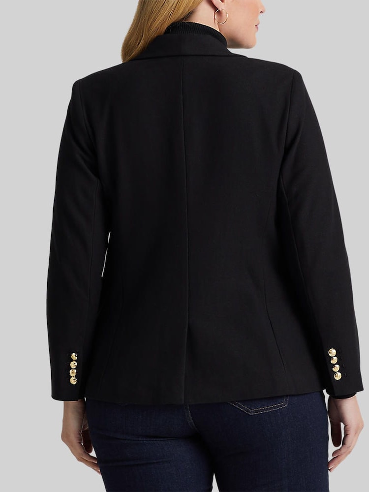 Lauren Ralph Lauren Curve Bullion Jacquard Blazer - Image 8 of 9