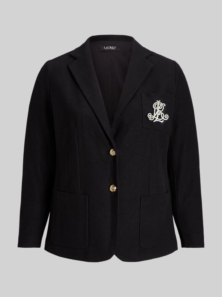 Lauren Ralph Lauren Curve Bullion Jacquard Blazer - Image 9 of 9 Lauren Ralph Lauren Curve Bullion Jacquard Blazer - Image 9 of 9