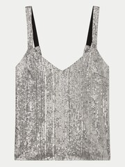 Jigsaw Silver Sequin Cami - Image 6 of 6