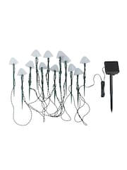 Lights4fun 12 Mini Mushroom Solar Garden Stake Lights - Image 4 of 4