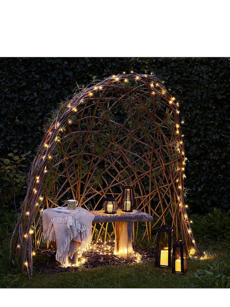 Lights4fun Solar Powered Black Metal Garden Candle Outdoor Lantern - Image 5 of 5 Lights4fun Solar Powered Black Metal Garden Candle Outdoor Lantern - Image 5 of 5