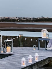 Lights4fun 20 Warm White Plug In Festoon Outdoor Line Lights - Image 3 of 4