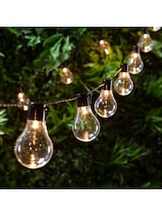 Lights4fun White 20 Warm White Battery Festoon Lights - Image 1 of 5