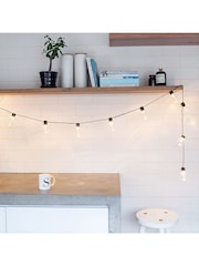 Lights4fun White 20 Warm White Battery Festoon Lights - Image 5 of 5
