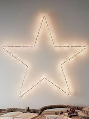 Lights4fun Rose Gold Light Up LED Christmas Star - Image 7 of 8