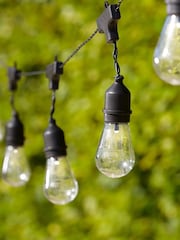 Lights4fun 15 Drop Bulb Battery Operated Festoon Lights - Image 3 of 4