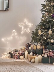 Lights4fun Set of 2 Light Up LED Stars - Image 5 of 6