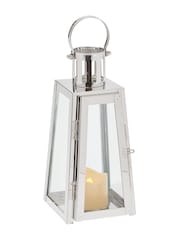Lights4fun Stainless Steel Battery Operated LED Indoor Candle Lantern - Image 8 of 8