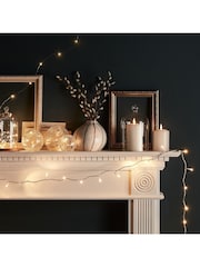 Lights4fun White TruGlow LED Pillar Candle Trio - Image 6 of 6
