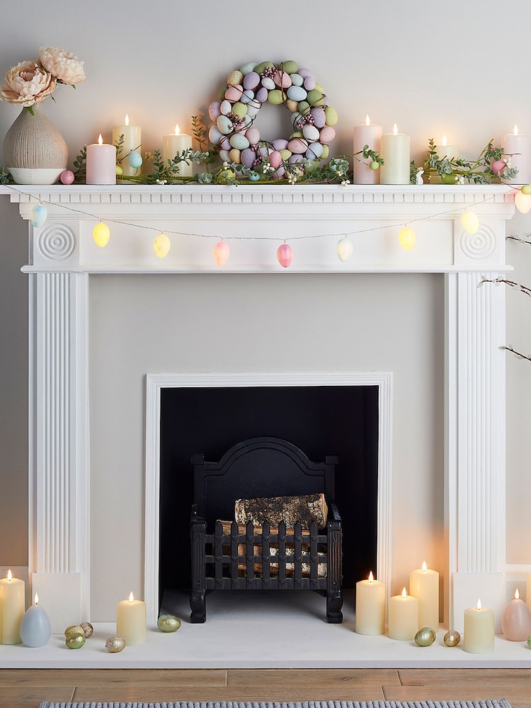 Lights4fun TruGlow LED Slim Pillar Candle Trio - Image 10 of 10