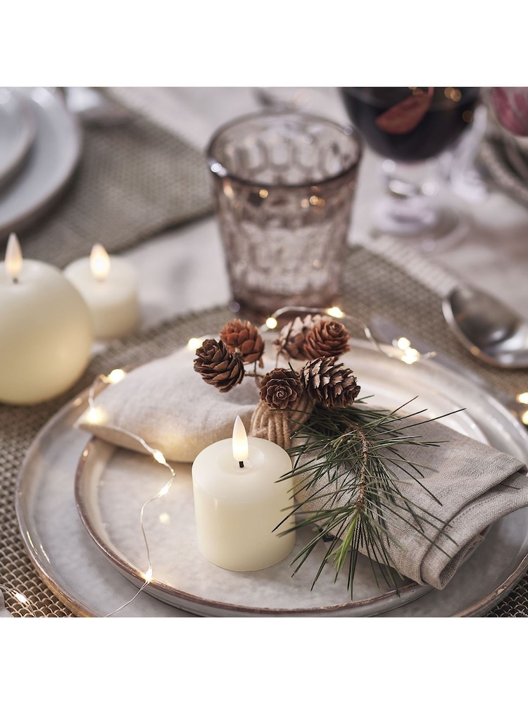 Lights4fun Set of 4 TruGlow LED Votive Candles - Image 11 of 11