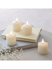 Lights4fun Set of 4 TruGlow LED Votive Candles - Image 5 of 11